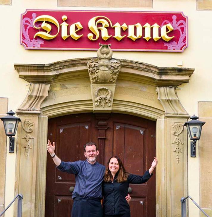 Gasthof Die Krone Schwäbisch Hall Exterior foto